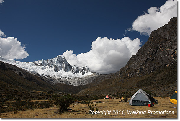 Second campsite, Santa Cruz Trek, Peru